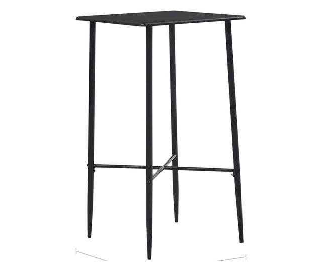 Set barskog namještaja, 3 dijela, svijetlosiva, tekstilni materijal