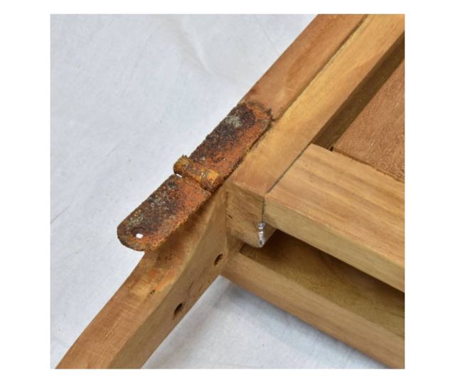 Vanjski set namještaja, 7 dijelova, masivno tikovo drvo