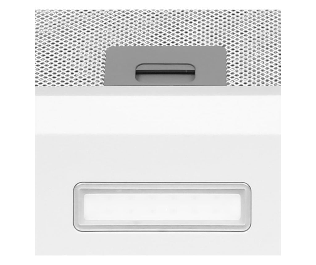 Bijela zidna napa 90 cm nehrđajući čelik i kaljeno staklo - 5