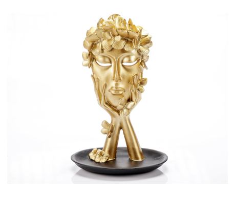 Statueta din rasina, crown gold, auriu, 27 cm 