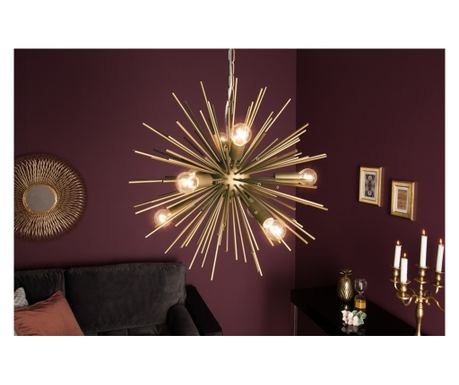 Visilica Vstyle Irresistible 287489 Függőlámpa, Arany, Fém 50x50x50