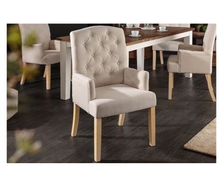 Sada 2 židlí, béžová