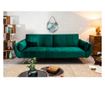 Canapea extensibilă Vstyle Irresistible 287729, Verde, Catifea, Metal, Poliester 85x215x91 thumbnail 1