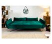 Canapea extensibilă Vstyle Irresistible 287729, Verde, Catifea, Metal, Poliester 85x215x91 thumbnail 2