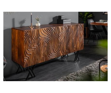Comodă Vstyle Irresistible 287779, Maro, Lemn, Metal 86x160x38
