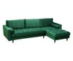 Colțar Vstyle Irresistible 287790, Verde, Catifea, Poliester 85x260x83 thumbnail 4