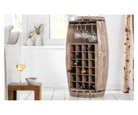 Stalak za boce Vstyle Irresistible 287846, boja drva, drvo 97x51x51