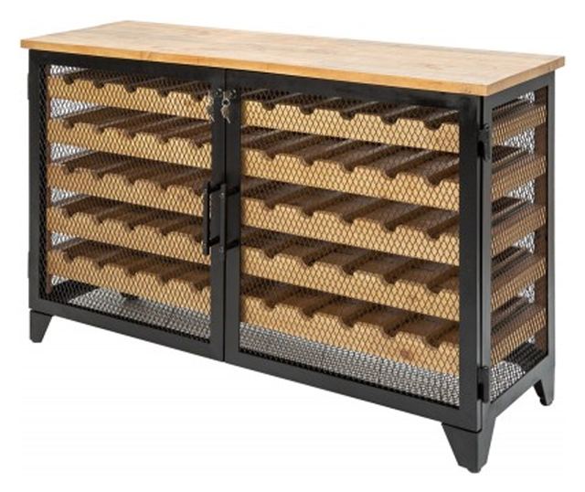 Dulap pentru Vinuri, Culoare Lemn, Negru