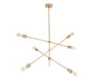 Vstyle Irresistible 287960 Lampă Suspendată, Aur, Negru, Metal 95x86x10 thumbnail 4