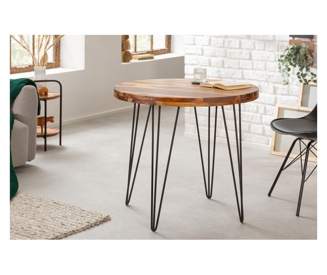 Blagovaonski stol, boja drva, crna