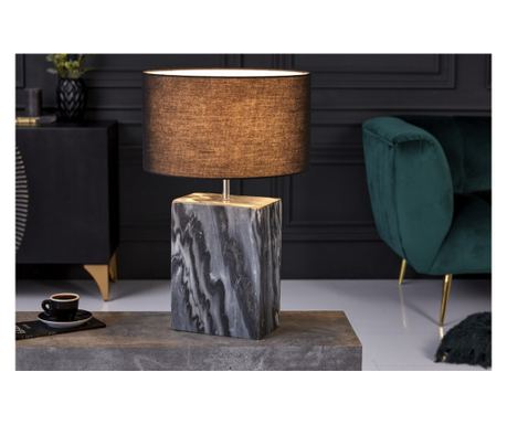 Βάση φωτιστικού Vstyle Irresistible 288009, Μαύρο Μάρμαρο, 55x35x35 εκ.
