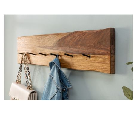 Vstyle Irresistible 288028 Stojalo za plašče, lesena barva, les, kovina 22x80x4