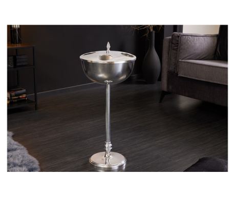 Stalak za boce Vstyle Irresistible 288315, srebrna, aluminij, metal 81x34