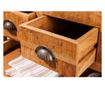 Vstyle Irresistible Bar Cabinet 288594, Culoare Lemn, Negru, Metalwood 92x86x46 thumbnail 2