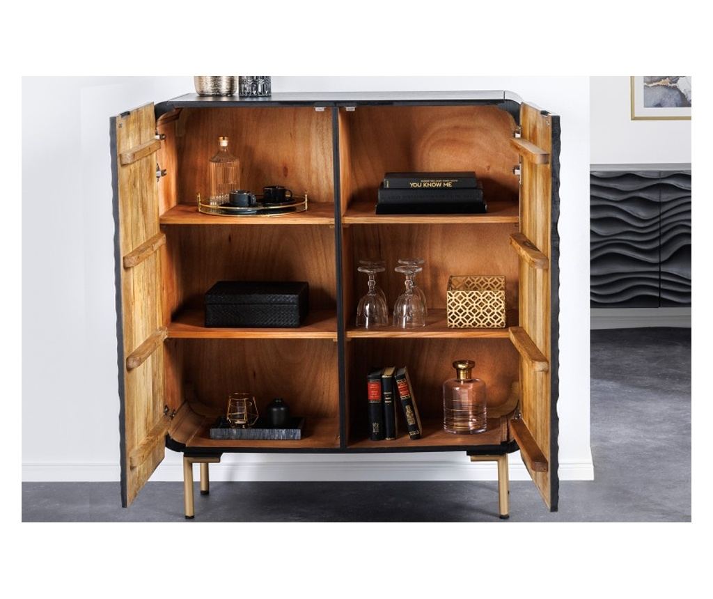 Gardrób, fekete és arany - 3