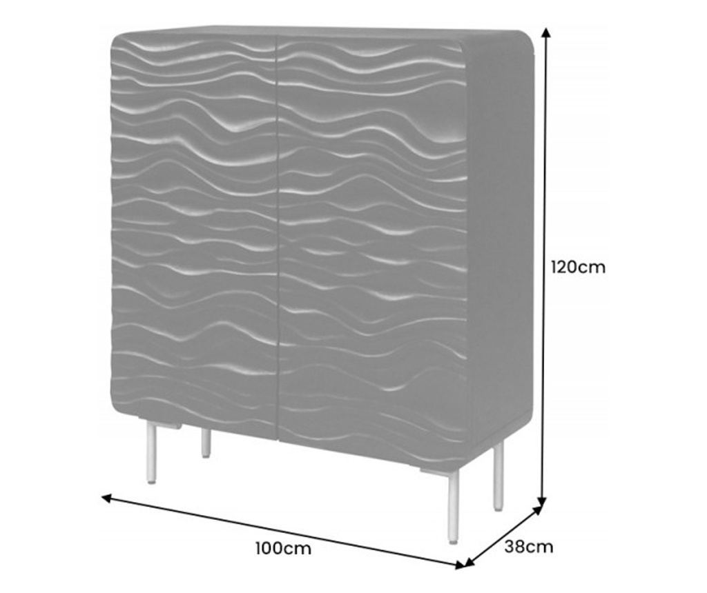 Gardrób, fekete és arany - 7