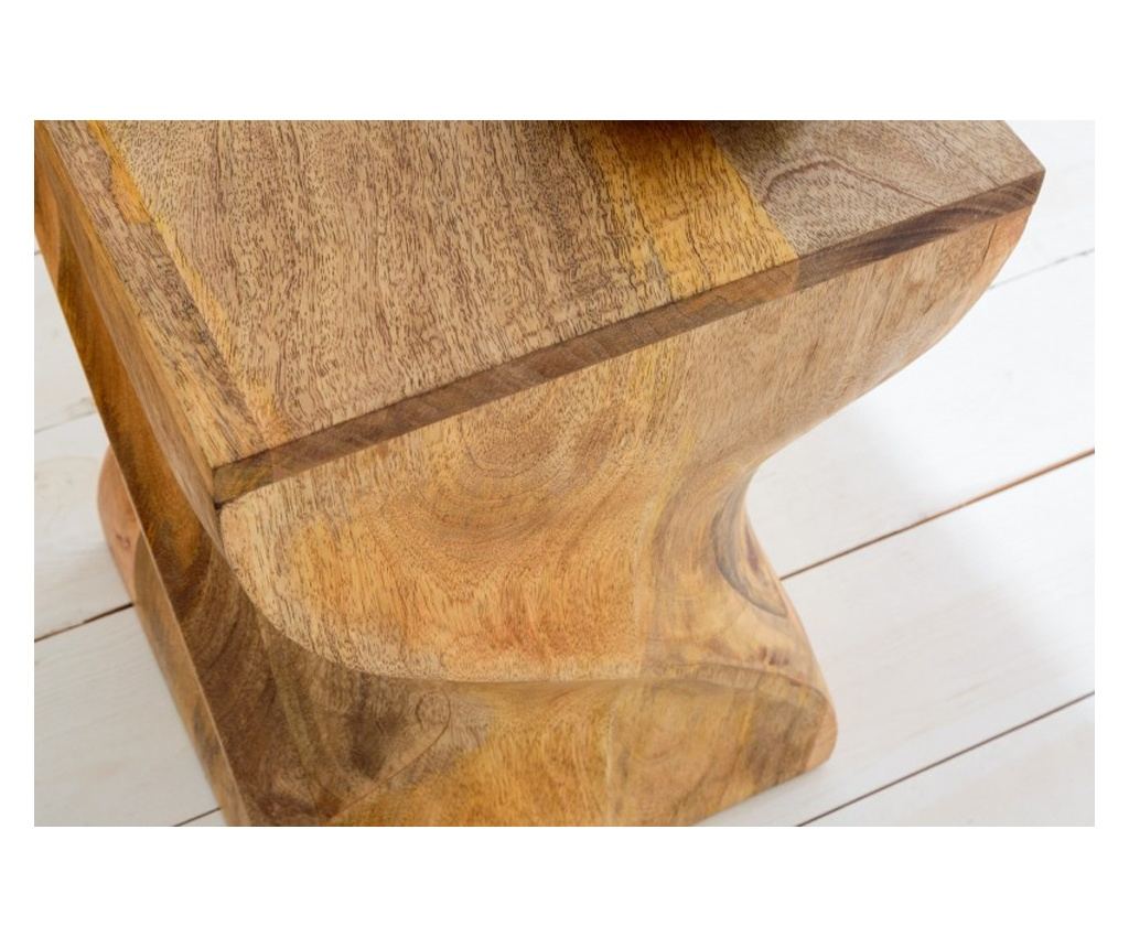 Vstyle Irresistible Odkladací stolík 289331, prírodný, mangové drevo, lakované 45x30x30 - 3
