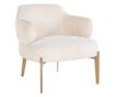 Venus Armchair White Chenille, Richmond Interiors, white, gold, bergen 900 white chenille