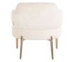 Venus Armchair White Chenille, Richmond Interiors, white, gold, bergen 900 white chenille