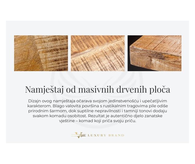 Blagovaonski stol, boja drva, crna