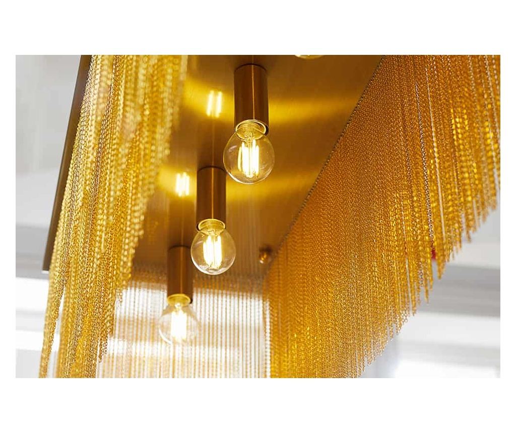 Lumină Suspendată, Culoare Alamă, Auriu - 5
