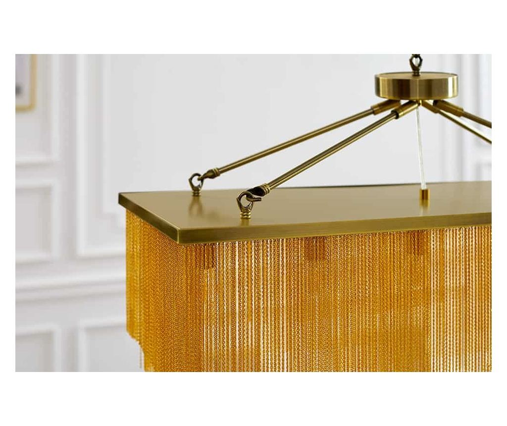 Lumină Suspendată, Culoare Alamă, Auriu - 6