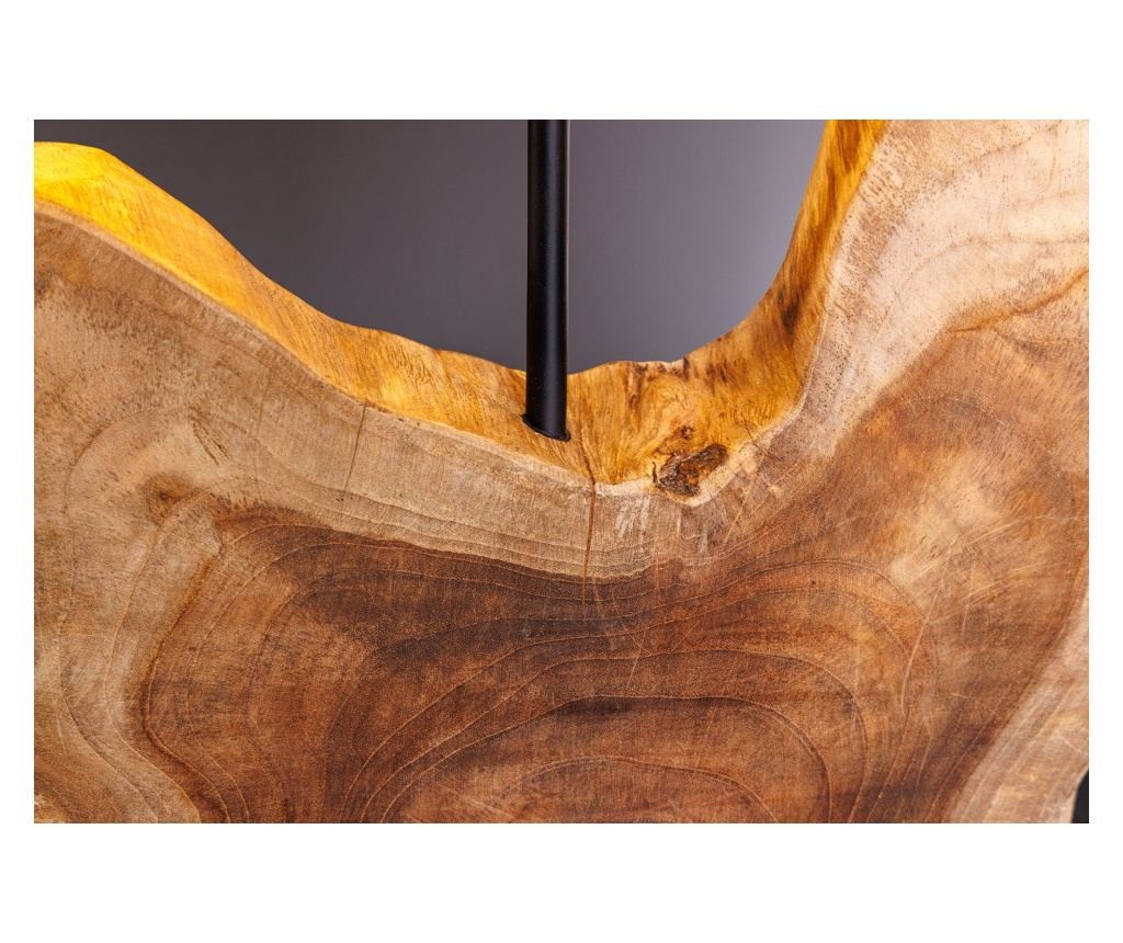 Lampă de masă Vstyle Irresistible 289750, Culoare Lemn, Negru, Bej, Teak, 65% In, 35% Poliester, Lemn 50x20x50 - 7