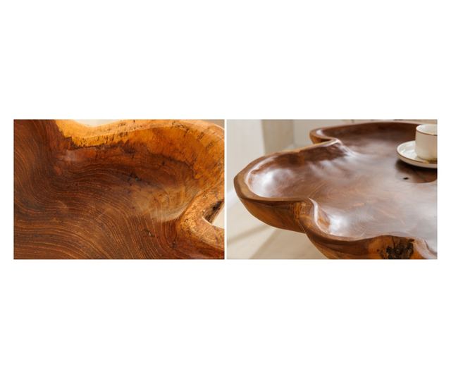 Pomoćni stolić, boja drva, crna