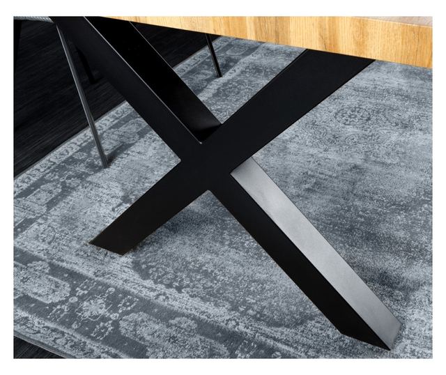 Blagovaonski stol, boja drva, crna