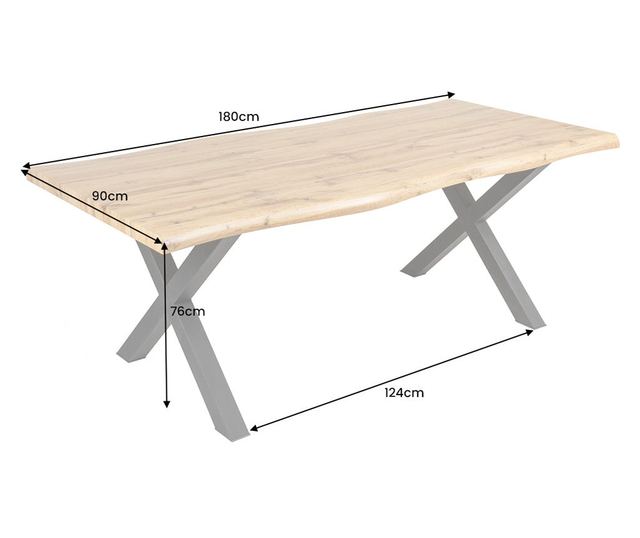 Blagovaonski stol, boja drva, crna