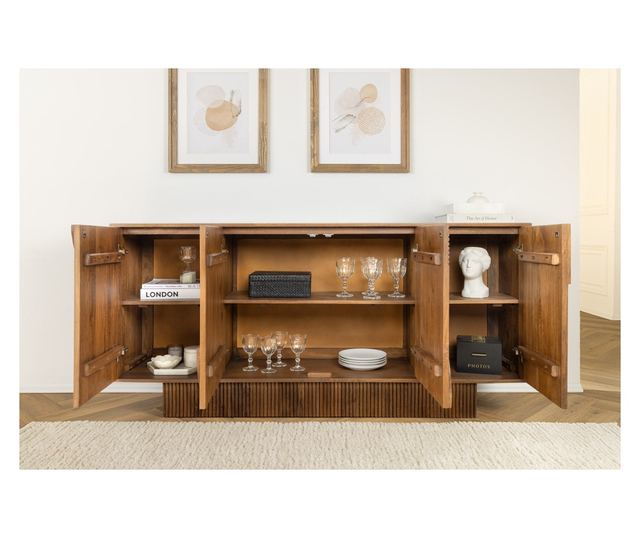 Comodă cu sertare, maro