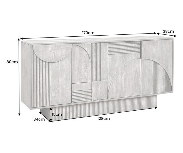 Comodă cu sertare, maro