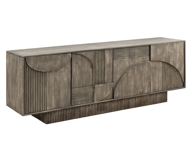 Comodă cu sertare, gri