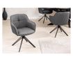 Set de 2 scaune pivotante, gri