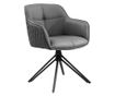 Set de 2 scaune pivotante, gri