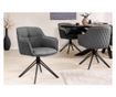 Set de 2 scaune pivotante, gri