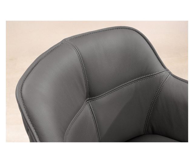 Set de 2 scaune pivotante, gri