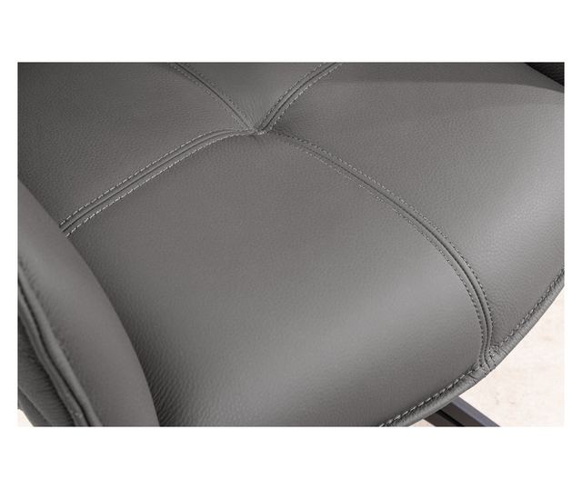 Set de 2 scaune pivotante, gri