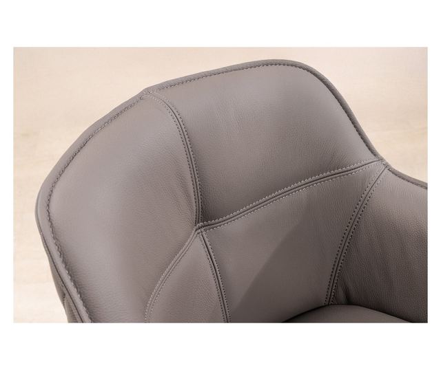 Set de 2 scaune pivotante, Taupe