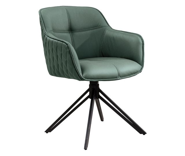 Set de 2 scaune pivotante, verde