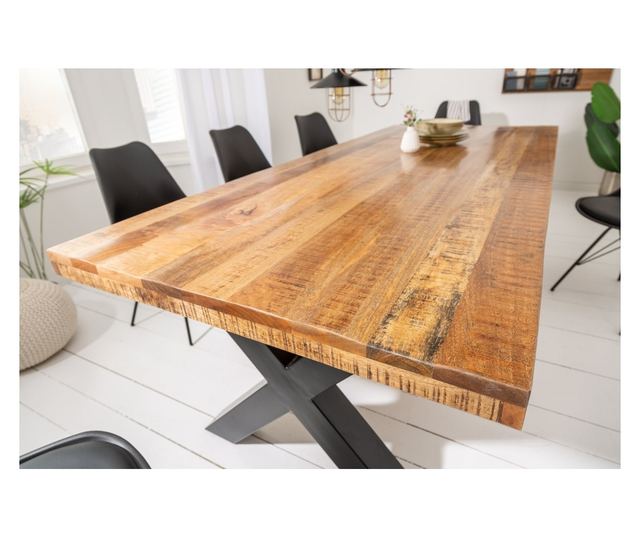 Blagovaonski stol, boja drva, crna