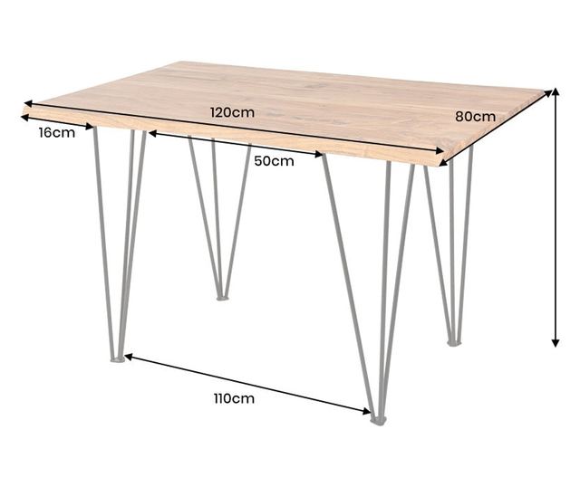 Dining Table, Wood Color