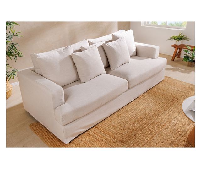 Třímístná pohovka, šedá