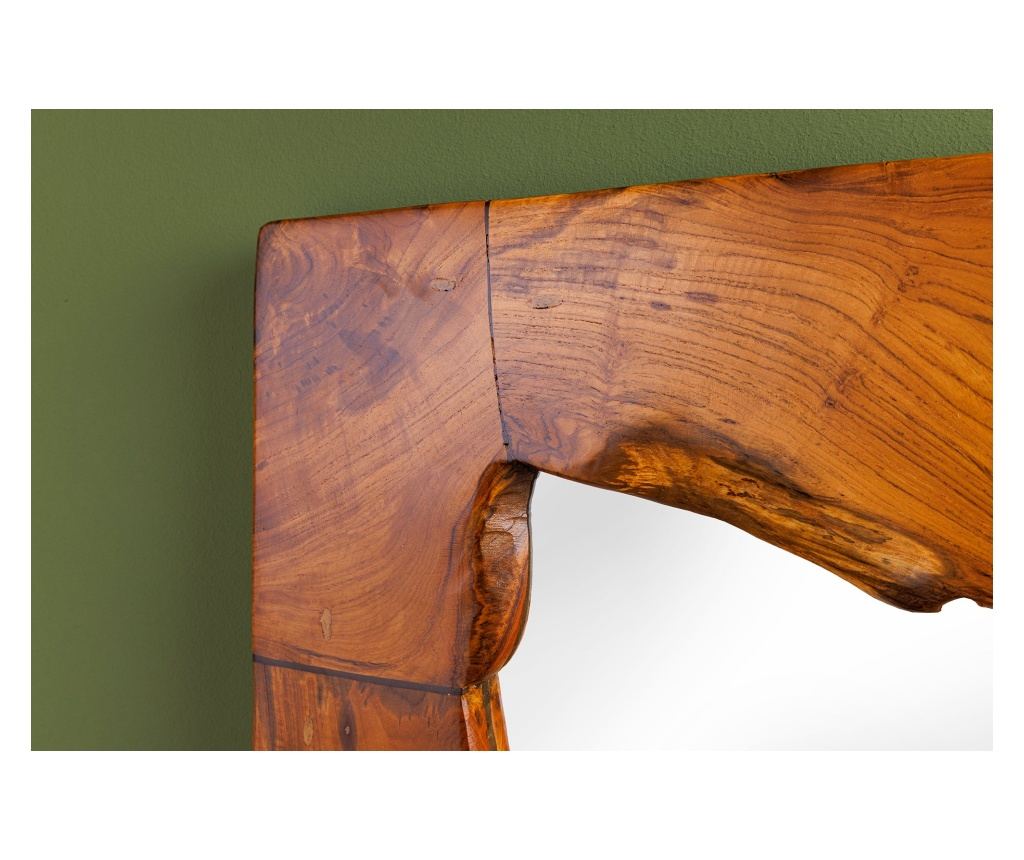 Oglindă Vstyle Irresistible 287955 din lemn, culoare Teak - 7
