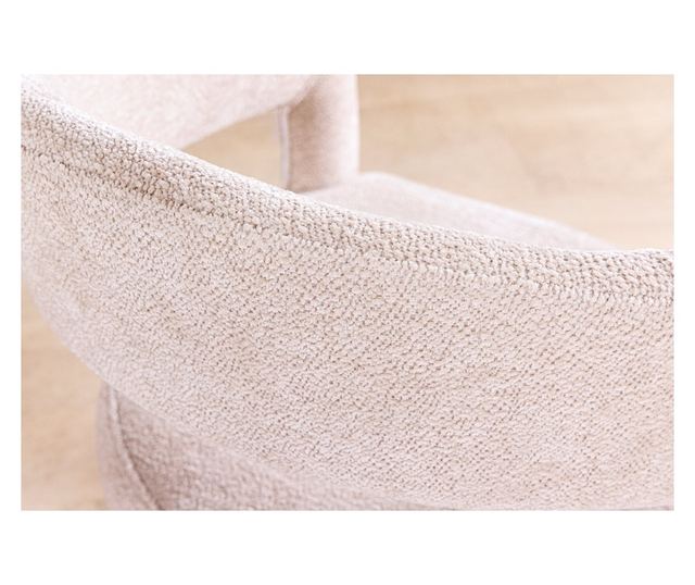 Set de 2 scaune, bej și șampanie