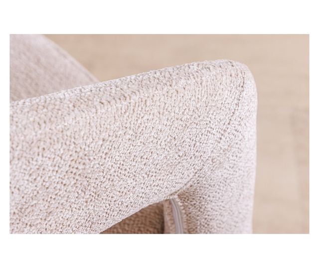 Set de 2 scaune, bej și șampanie