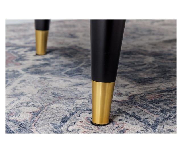 Fotoliu cu spătar înalt, Alb, Negru