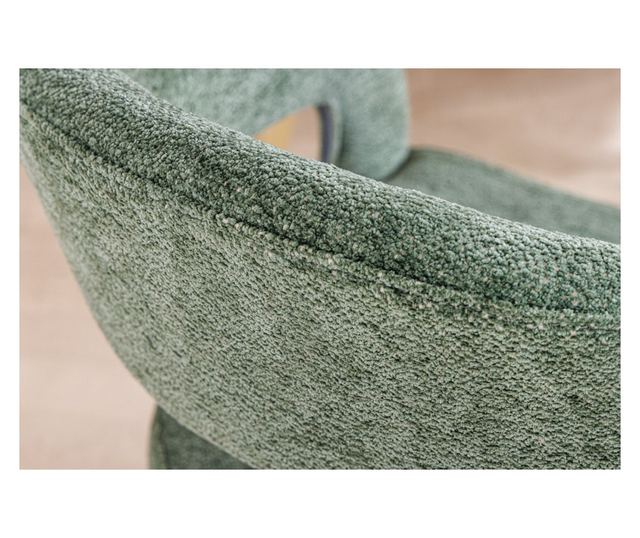 Set de 2 scaune, verde și culoarea șampaniei