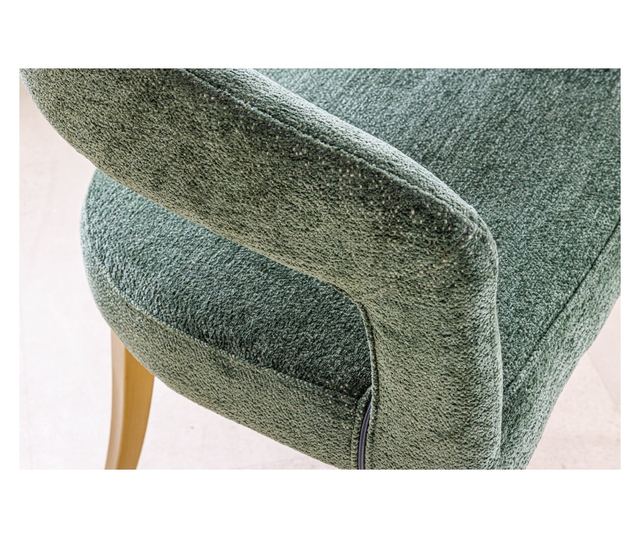 Set de 2 scaune, verde și culoarea șampaniei