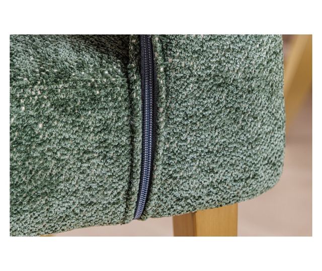 Set de 2 scaune, verde și culoarea șampaniei